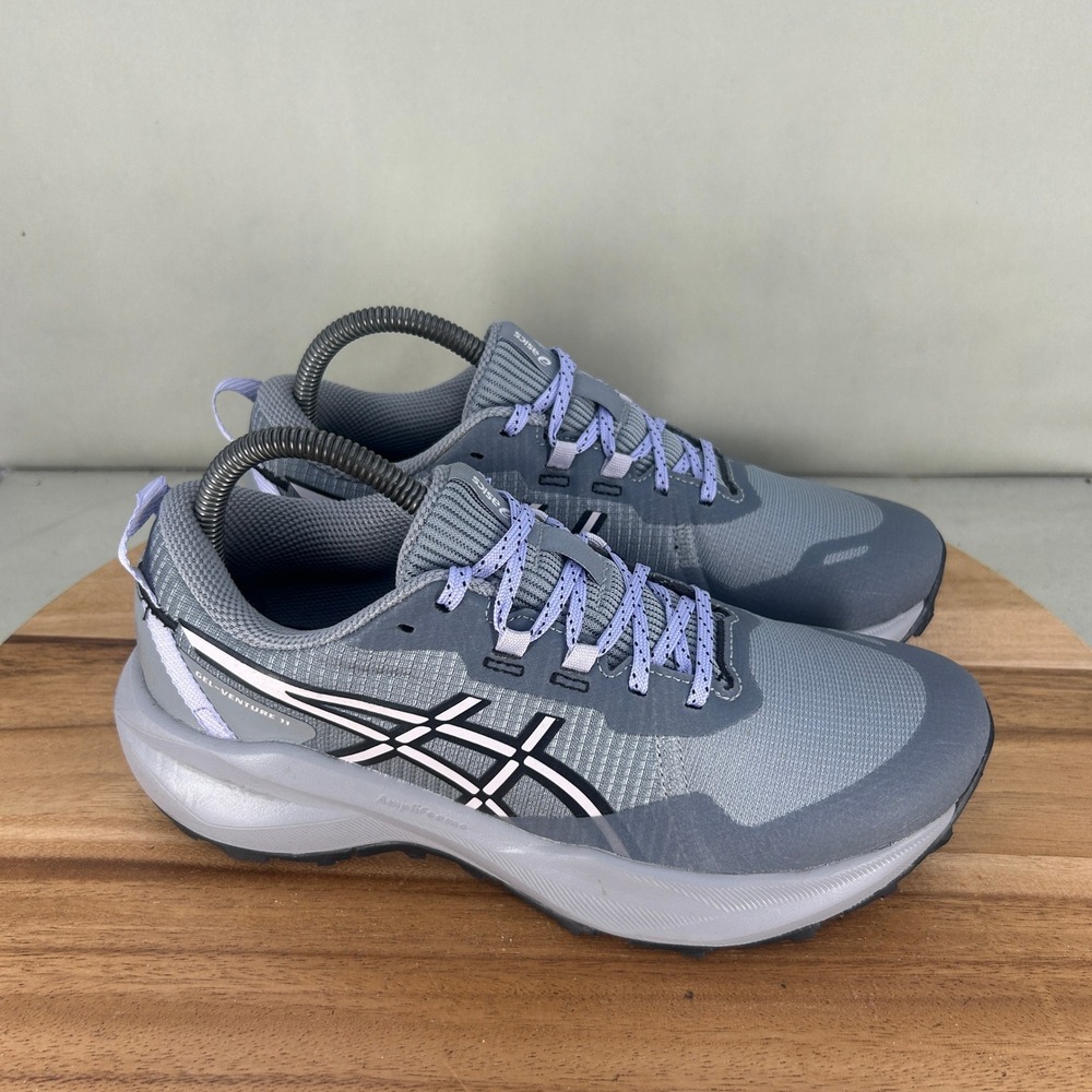 Asics Gel-Venture 11 Womens Running Shoes Gray Purple 1012B933 US 8